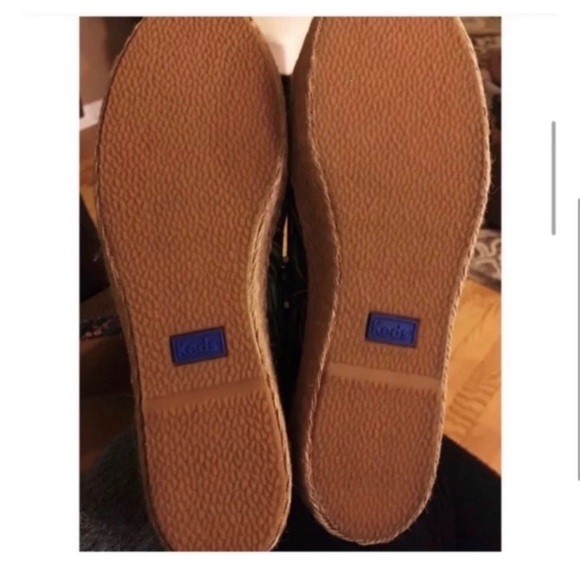 KEDS Green Tropical Print Platform Sneakers - Picture 4 of 5